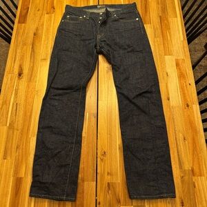 Samurai S000JP-AX Raw Japanese Selvedge Denim Jeans • 33x36